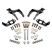 BMR Suspension CCK461H Coilover Conversion kit, Rear, Non-adj Shock Mount, w/o CAB Black Hammertone 1964-1972 G-Body