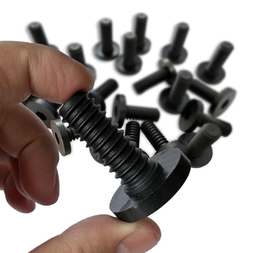 Image of 20 PCS Long Bolts Compatible with Suncast Storage Sheds Sheds for Suncast /Craftsman Resin Storage Sheds, Replacement Screws Compatible with Suncast Storage Sheds Shed Accessories (Black)