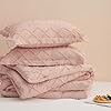 Bedsure Twin Comforter Set - Coral Pink Comforter, Boho Tufted Shabby Chic Bedding for Kids, 2 Pieces Vintage Farmhouse Bed Set for All Seasons, Fluffy Soft Bedding with 1 Pillow Sham #5