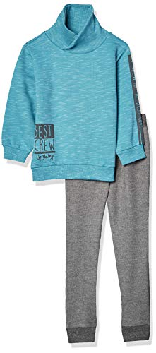 Conjunto Casaco e Calça Moletom Up Baby Meninos, Azul, 03
