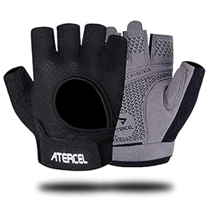 Atercel Trainingshandschoenen 2021 Opraded Volledige Palm Bescherming, Beste Oefenhandschoenen voor Gym, Fietsen, Gewichtheffen, Ademend, Super Lichtgewicht voor Mannen en Vrouwen