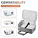 Grekos Projector Carrying Bag, Projector Carrying Case for Accessories, Portable Carrying Bag with Laptop Compartment & Adjustable Shoulder Strap,Portable Bag for Most Major Projector