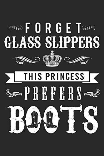 Carnet country princesse en bottes 6x9 pouces pour notes - 2