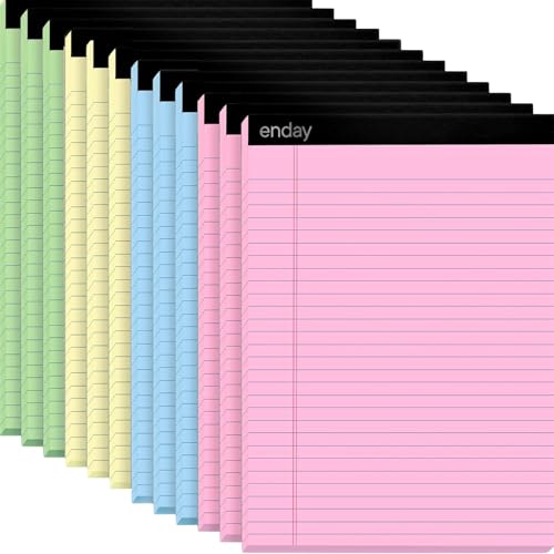 Blocs de notas legales de colores con microperforado de alta precisión