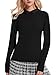 Winnrchan Fall Slim Fit Women's Sports Long Sleeve - UV Protection Quick Dry Shirt for Golf Tennis Cycling Running Outdoor Fitness Workouts Black X-Large