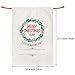 Faylapa 4 Pack Christmas Gift Bags Large Santa Sacks, Christmas Canvas Bags with Drawstrings Reusable Designs,19.6 X 27.5 Inch Xmas Present Bag