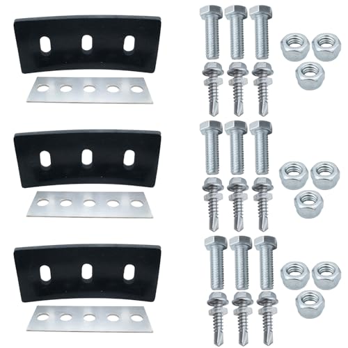 Bopurtotly Snow Blower Impeller Modification Kit 304 Stainless Modifies 2-Stage Machine Including...