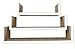 Produktbild khevga Wandregal Holz 3er Set (Natur)