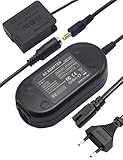 Wmythk DMW AC8 DCC8 Akkuadapter Kamera AC Netzteil Netzadapter für Panasonic Lumix DMC-GH2 FZ200 FZ1000 G5 G6 G7 Lumix GX8 Digital Kamera (DMW AC8 DCC8)