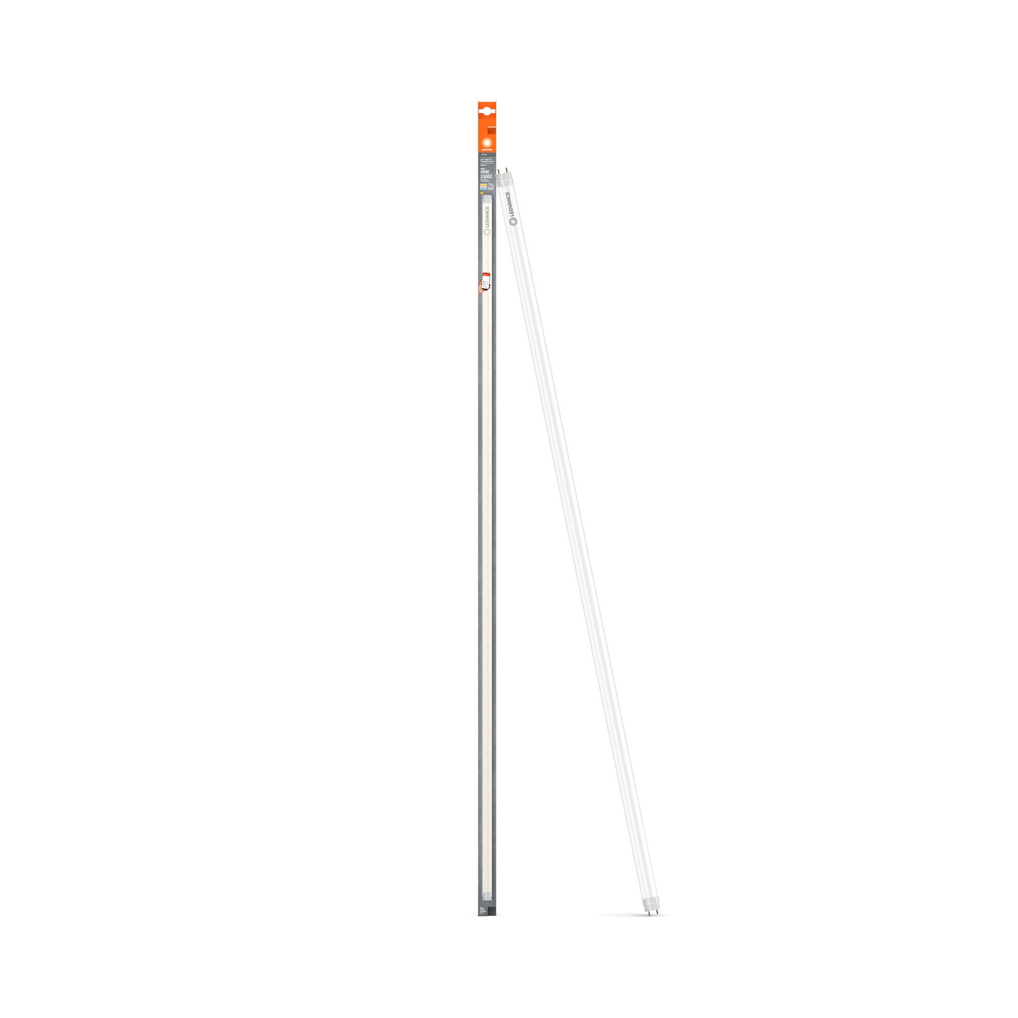 LEDVANCE Tube LED intelligent avec technologie WiFi, G13-base, optique dépolie,Lict couleur modifiable (2700K-6500K), 2300 Lumen, Remplacement de la traditionnelle 36W-Ampoules 10-Pack