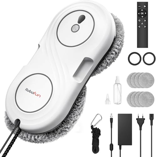 Robofun Fensterputzroboter mit Turbinenmotor,...