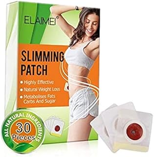 NATURAL HERBAL WEIGHT LOSS - Abdominal, Waist, Legs, Body Fat Loss, Magnetic Slimming Patch Navel Sticker Slimming Patches Fat Burning Patch, Safe, Natural, Healthy Way to Lose Weight - 30pcs Box
