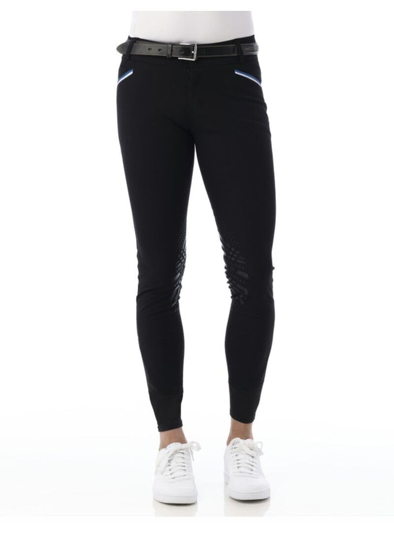 EQUITHEME Pantalon Lars - Homme - Couleurs - Noir, Taille Culottes - 46