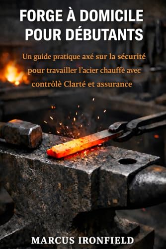 FORGE À DOMICILE POUR DÉBUTANTS: Un guide pratique axé sur la sécurité pour travailler l' acier chauffé avec contrôle clarté et assurance