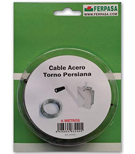 CABLE PARA TORNO PERSIANA 6 METROS