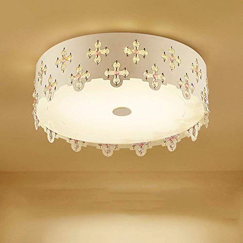 Plafonnier LED cristal 55cm GZZ Deng pour remplacer un éclairage de salon trop sombre