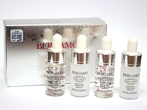 BERGAMO / Snow White & Vita Whitening Perfection Ampoule 13ml 4EA / Korean cosmetics