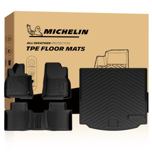 Image of Michelin Vehicle Mats for 2026 Mazda CX-5 (4 Piece A) | All-Weather TPE Custom Fit Liner, Premier