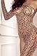 NewBull Sexy Bodystocking Dessous für Damen mit Leopardenmuster One Shoulder Langarm Einzelbein Strümpfe Body Netz und dehnbar Overall Einteilige Reizwäsche Outfit Frauen Mode Catsuit
