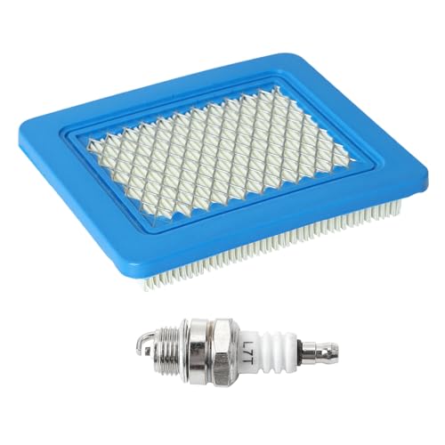 2Stück Luftfilter für Briggs & Stratton L7T Zündkerze Rasenmäher für 491588 399959 491588S Quantum Motoren 625 650 675 Wolf 2058411 Honda Rasenmäher Traktoren Ersatzteile for Champion RJ19LM/NGK B2LM 2Stück Luftfilter für Briggs & Stratton L7T Zündkerze Rasenmäher für 491588 399959 491588S Quantum Motoren 625 650 675 Wolf 2058411 Honda Rasenmäher Traktoren Ersatzteile for Champion RJ19LM/NGK B2LM