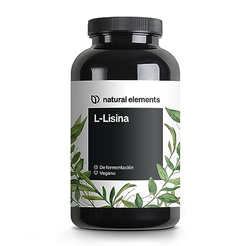 L-Lisina – 365 cápsulas – 1.000 mg por dosis diaria – procedente de fermentación vegetal –...