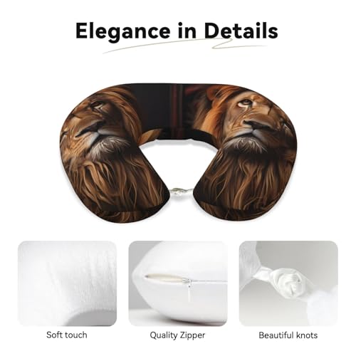 Almohada de viaje espuma viscoelástica ergonómica miniatura 3