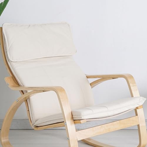 Coussin pour fauteuil Poang déhoussable et antidérapant en mousse mémoire souple