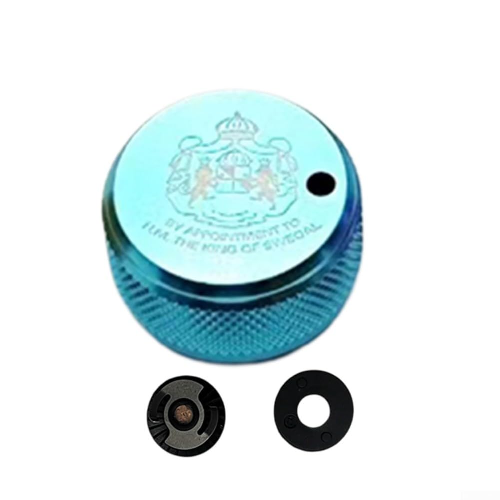 Fishing Wheel Mechanical Brake Trim Knob, Fishing Reel Tension Mechanical Brake Bolt Baitcasting Reel Spool Mechanical Brake Knob With Integrated Sound Feature For ABU Models(red)