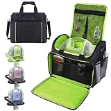Picture of Crisinant Carry Bag Compatible with BISSELL Little Green Mini Carpet and Upholstery Cleaner 4075/4075L/4075F,More Pockets Storage Bag for BISSELL Little Green Cleaner,Portable Carry Case,Bag Only