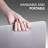 MEIDIV Stainless Steel Cutting Board - 28x39CM Titanium Metal Chopping Surface for Kitchen, Vegetables, Meat, Fruit - Dishwasher Safe - Image 4