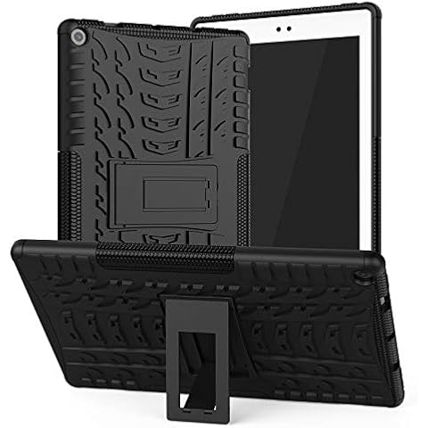 ROISKIN For F1 re hd10 Tablet Case(7th/9th Gen, 2017/2019 Release), [Heavy Duty] Shockproof Full Body Protective Cover Shell Cover