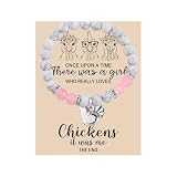 MAOFAED Chicken Bracelet Chicken Lover Gift Chickens Mom Gifts Chickens Owner Gifts Famer Present
