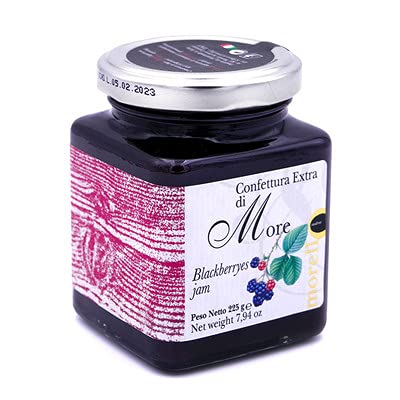 Mermelada extra 100% artesanal de moras producida en Italia - 225g