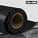 JANDJPACKAGING Black Heat Transfer Vinyl - Black HTV Vinyl Roll 12