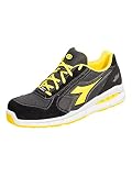 Diadora Run Net Airbox Low S1p SRC, Scarpe da Ginnastica Uomo, Nero (Black Anthracite), 36 EU