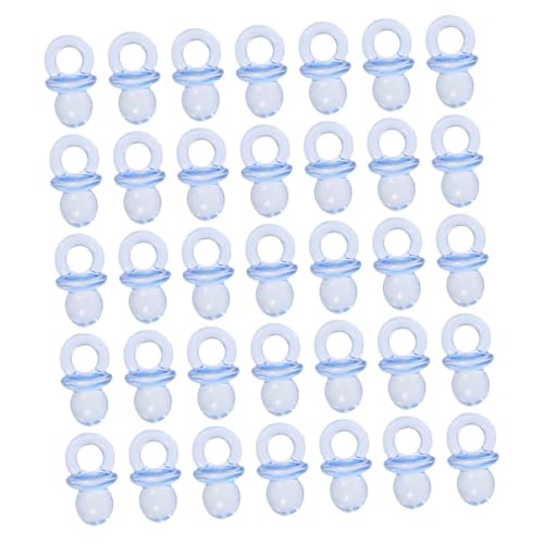 Holibanna 150 Piezas mini chupete chupetes acrilicos para shower chupetes para shower chupete para niña Chupas acrílicas chupete para Acrílico Sky-blue