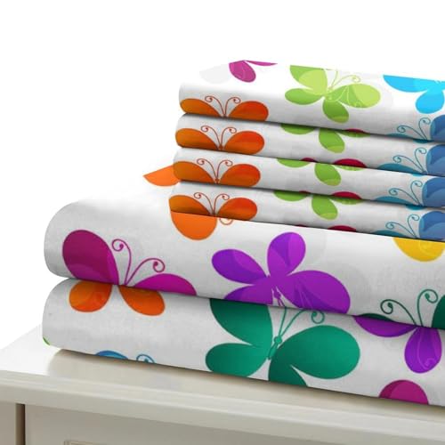 Parure de lit oiseau coloré 200x200 microfibre 3D - 7