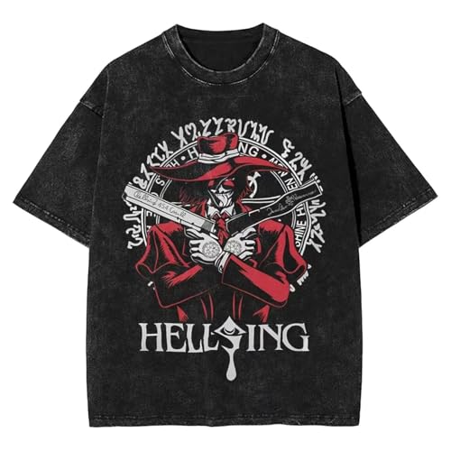 momogut Washed Retro Tide Tshirts Summer HellT-Shirt Alucard T-Shirt Anime Printing Alucard T-Shirt Alucard Cosplay momogut Washed Retro Tide Tshirts Summer HellT-Shirt Alucard T-Shirt Anime Printing Alucard T-Shirt Alucard Cosplay