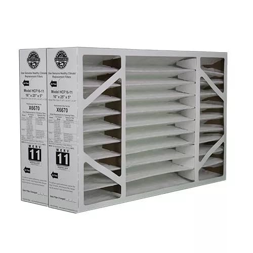 MERV 11 Filter (2 Pack) X6670, Replacement for Lennox OEM