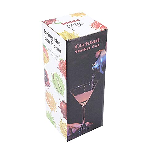 MoYouno 5-delige cocktailset, cocktailshaker 550 ml, 304 roestvrijstalen staafgereedschapsset, barman-set… - Afbeelding 8