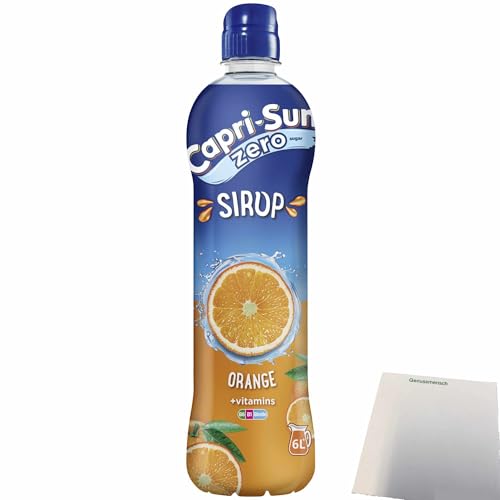 Capri Sun Sirup Orange + vitamins ZERO (600ml Flasche) + usy Block