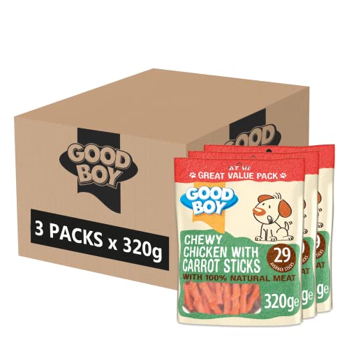 Good Boy Chicken with Carrot Dog Treats