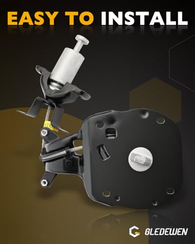 Image of Gledewen Spare Tire Carrier, Compatible with 2005-2009 Land Rover LR3, 2010-2013 LR4, 2006-2013 Range Rover Sport, Spare Tire Mount Under Frame, Spare Wheel Towing Winch, Replaces#LR064520