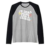 Photo Gallery retro groovy im emma doing emma things funny festa della mamma maglia con maniche raglan Photo Gallery retro groovy im emma doing emma things funny festa della mamma maglia con maniche raglan