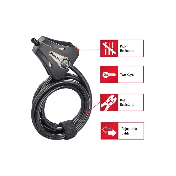 Master Lock 8418D Python Adjustable Locking Cable - Image 3