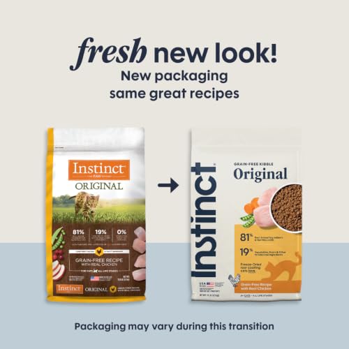 Image of Instinct Original Dry Cat Food, Raw Coated Kibble, Real Chicken, 11 lb. Bag
