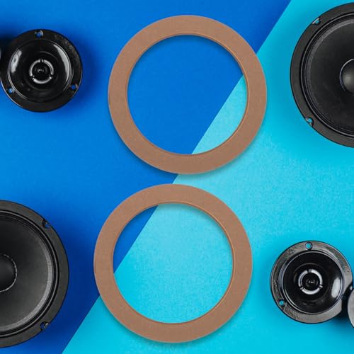 Cojines para altavoces de coche de 6,5" ideales para proyectos de audio en MDF 7