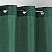 Sapphire Home 2 Panel Faux Silk Solid Curtain Drapes with Grommet (108