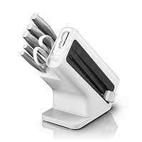 NINJA StaySharp white Knife block with Sharpener