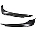 Front Bumper Lip Splitters Compatible with 2009-2012 BMW E90 3-Series 328I 335, 2PCS PP Black by IKON MOTORSPORTS